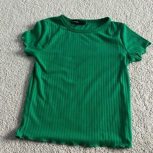 Green shirt